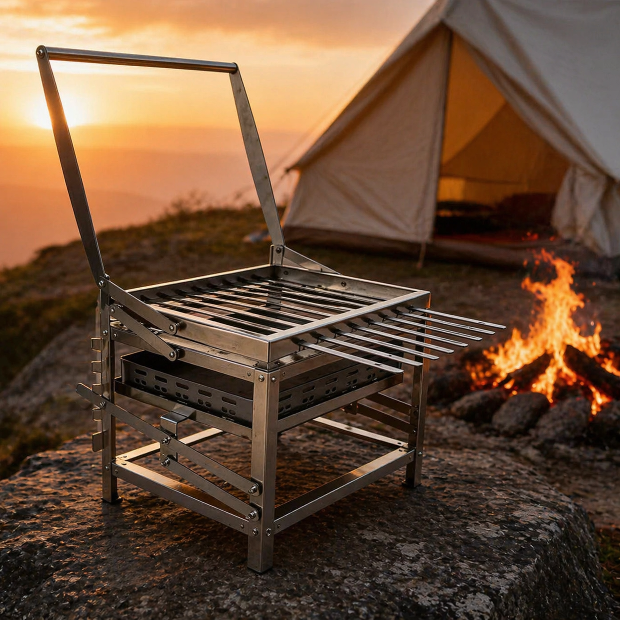 FlipForge™ Outdoor Grill