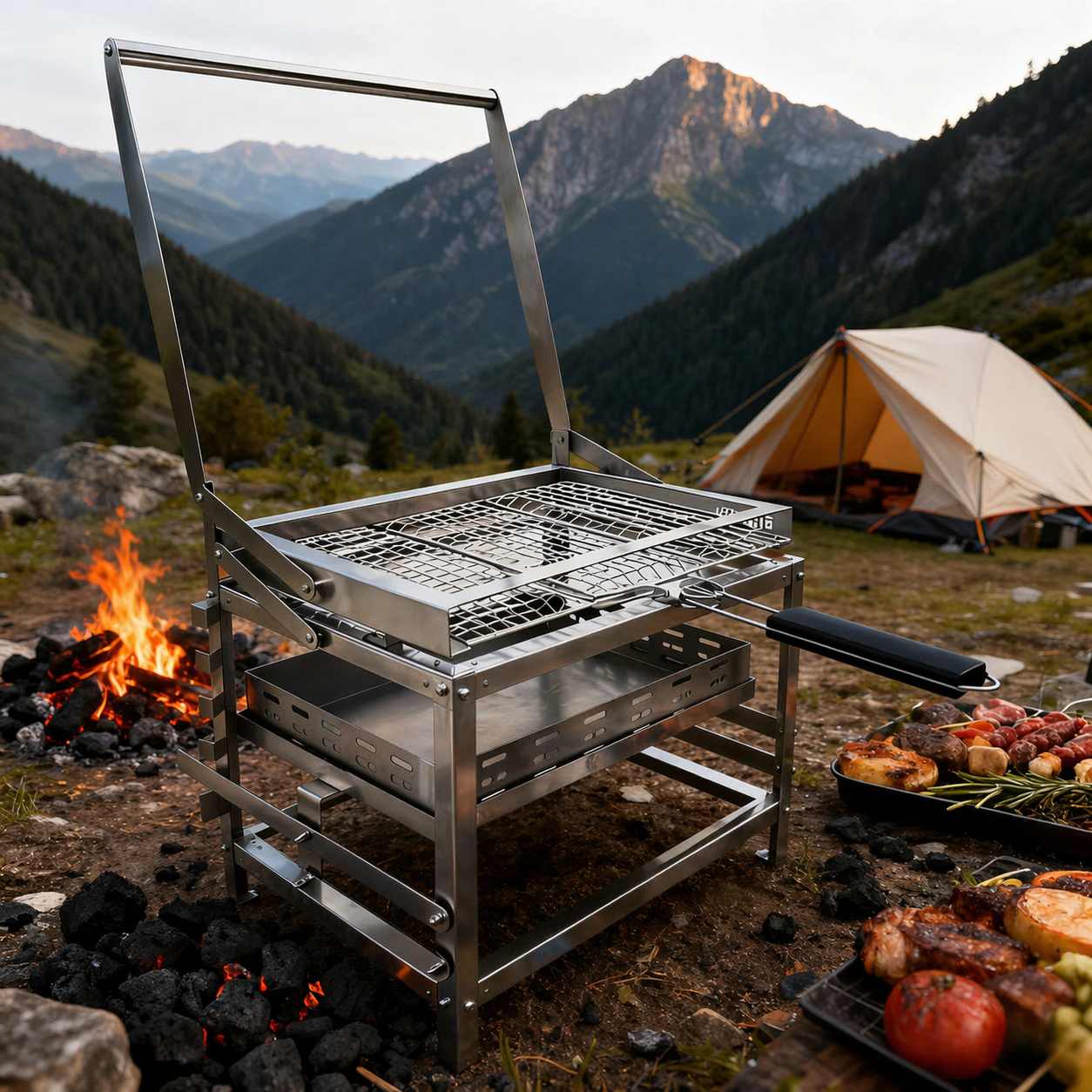 FlipForge™ Outdoor Grill